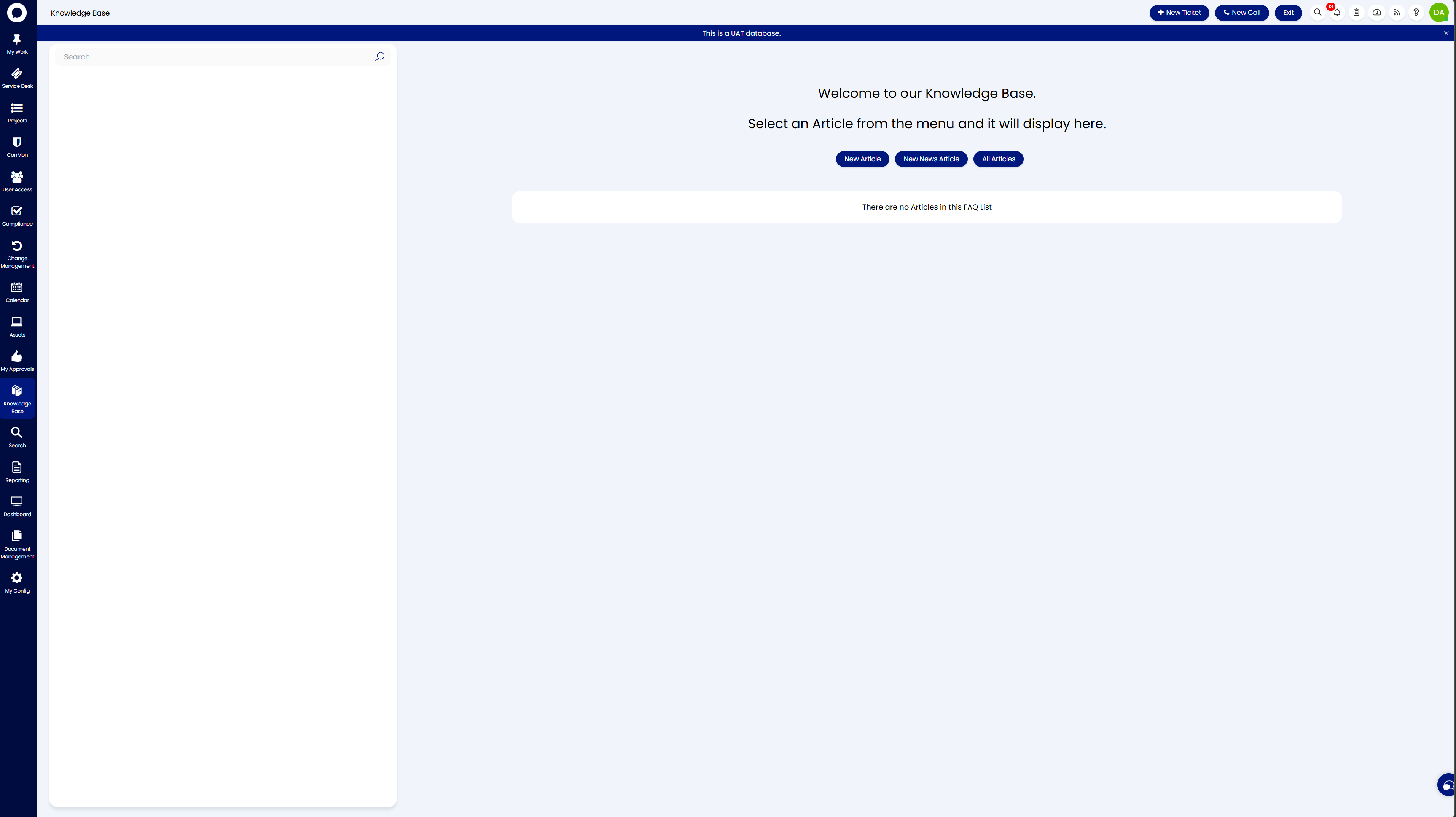 Knowledge Base overview